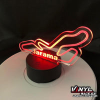 Lámpara LED Circuito Jarama-Racing Deco-VinylRace.es