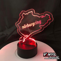 Lámpara LED Circuito Nürburgring-Racing Deco-VinylRace.es