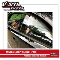 Pegatina Instagram Personalizada-Stickers / Pegatinas-VinylRace.es