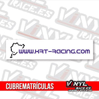 Cubre Matrículas KRT Racing-Body Shop-VinylRace.es