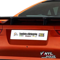 Cubre Matrículas Españoles por Nürburgring-Body Shop-VinylRace.es