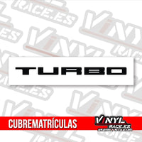 Cubre Matrículas Turbo-Body Shop-VinylRace.es