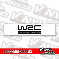 Cubre Matrículas WRC v2-Body Shop-VinylRace.es