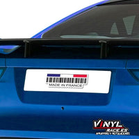 Cubre Matrículas Made In France-Body Shop-VinylRace.es