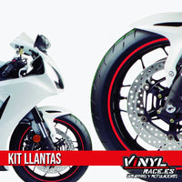 Pegatina Llanta Moto Sencillo