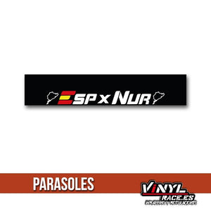 Parasol Españoles por Nürburgring 2019-Parasoles-VinylRace.es