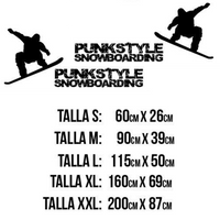 Camper Van Punk Style Snowboarding