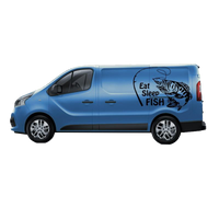 Camper Van Eat Sleep Fish