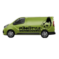 Camper Van Punk Style Skull