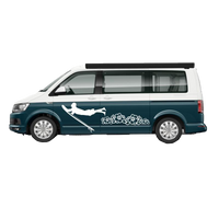 Camper Van Surf Flowers