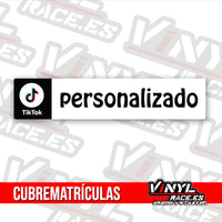 Cubre Matrículas Personalizado Tik Tok
