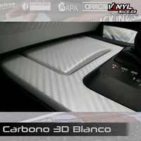 Carbono 3D Blanco-Body Shop-VinylRace.es
