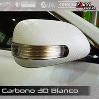 Carbono 3D Blanco-Body Shop-VinylRace.es