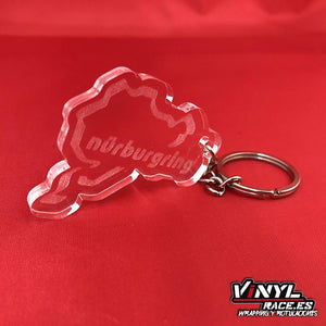 Llavero Metacrilato Nürburgring v2 - Vinyl Race