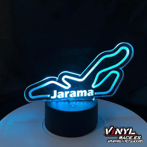 Lámpara LED Circuito Jarama-Racing Deco-VinylRace.es