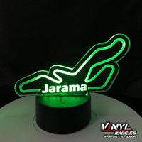 Lámpara LED Circuito Jarama-Racing Deco-VinylRace.es

