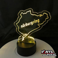 Lámpara LED Circuito Nürburgring-Racing Deco-VinylRace.es

