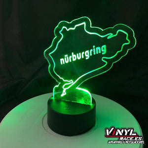 Lámpara LED Circuito Nürburgring-Racing Deco-VinylRace.es