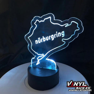 Lámpara LED Circuito Nürburgring-Racing Deco-VinylRace.es