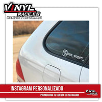 Pegatina Instagram Personalizada-Stickers / Pegatinas-VinylRace.es