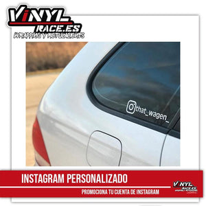Pegatina Instagram Personalizada-Stickers / Pegatinas-VinylRace.es