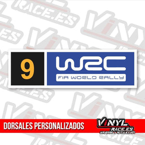 Dorsal WRC Rectangular x 2 Uds-Body Shop-VinylRace.es
