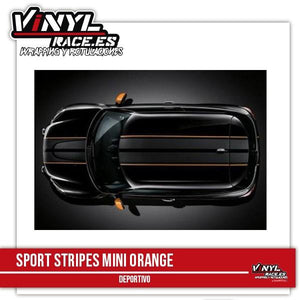 Sport Stripes MINI Orange-Body Shop-VinylRace.es