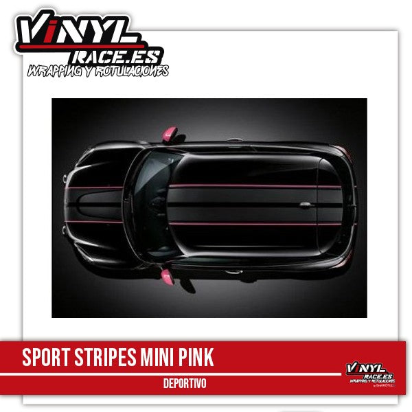 Sport Stripes MINI Pink-Body Shop-VinylRace.es
