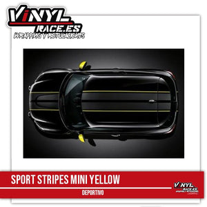 Sport Stripes MINI Yellow-Body Shop-VinylRace.es