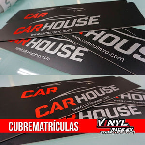 Cubre Matrículas Personalizado-Body Shop-VinylRace.es