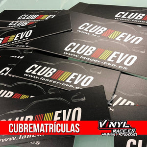 Cubre Matrículas Personalizado-Body Shop-VinylRace.es