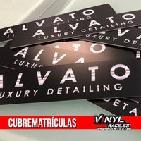 Cubre Matrículas Personalizado-Body Shop-VinylRace.es
