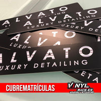 Cubre Matrículas Personalizado-Body Shop-VinylRace.es