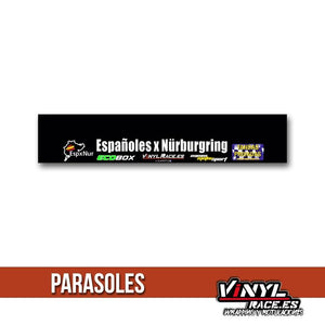 Parasol Españoles por Nürburgring-Parasoles-VinylRace.es