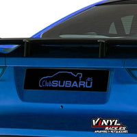 Cubre Matrículas Club Subaru-Clubs y más-VinylRace.es
