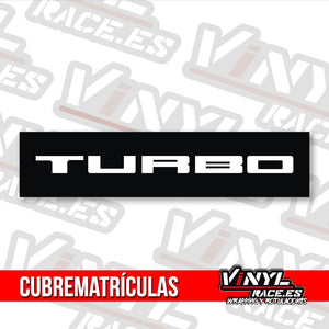 Cubre Matrículas Turbo-Body Shop-VinylRace.es