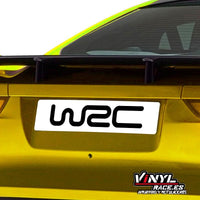 Cubre Matrículas WRC-Body Shop-VinylRace.es
