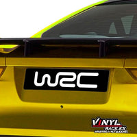 Cubre Matrículas WRC-Body Shop-VinylRace.es
