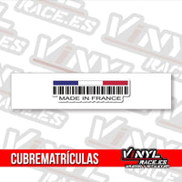 Cubre Matrículas Made In France-Body Shop-VinylRace.es

