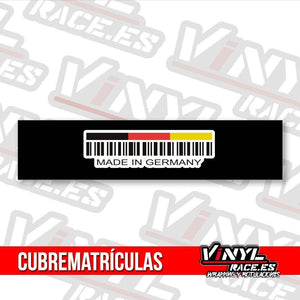 Cubre Matrículas Made In Germany-Body Shop-VinylRace.es