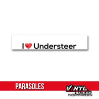 Parasol I Love Understeer-Parasoles-VinylRace.es