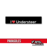 Parasol I Love Understeer-Parasoles-VinylRace.es
