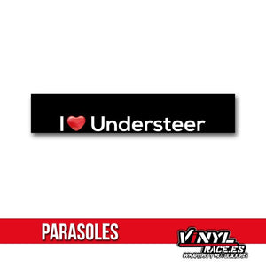 Parasol I Love Understeer-Parasoles-VinylRace.es