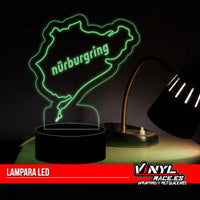 Lámpara LED Circuito Nürburgring-Racing Deco-VinylRace.es
