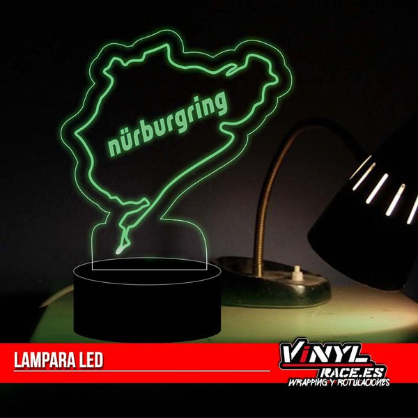 Lámpara LED Circuito Nürburgring-Racing Deco-VinylRace.es