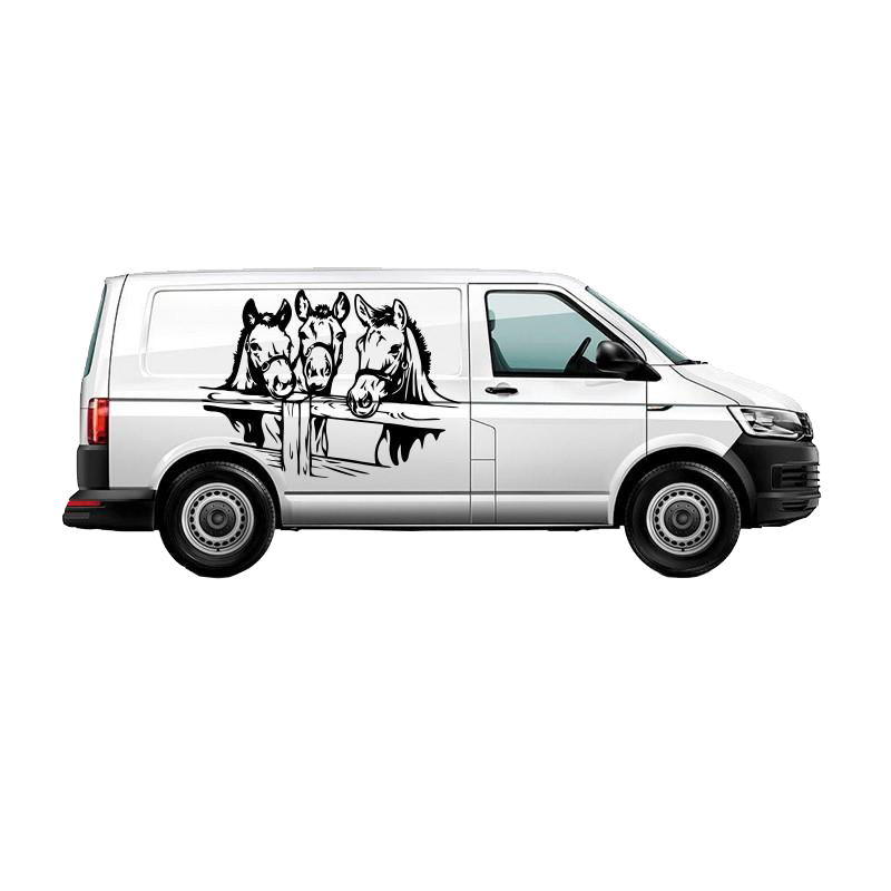 Camper Van Horse