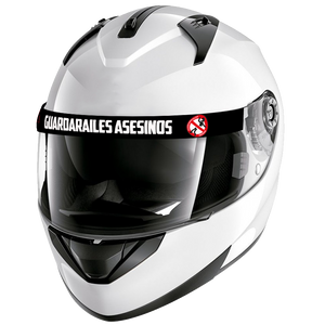 Visera Casco Guardarailes Asesinos-VinylRace.es